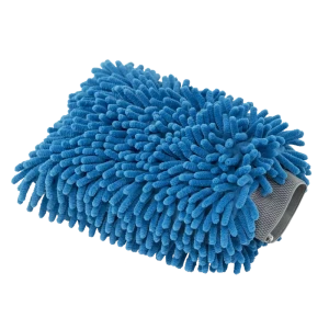 Chenille Microfiber Premium Scratch-Free Wash Mitt Blue