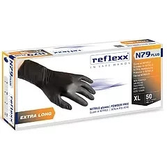 Перчатки химостойкие сверхдлинные Reflexx N79P-L Plus