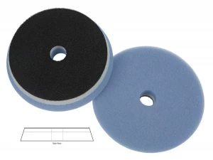 Полировальный диск поролон режущий Blue Cutting heavy duty orbital pad (with centre hole) 140*25mm